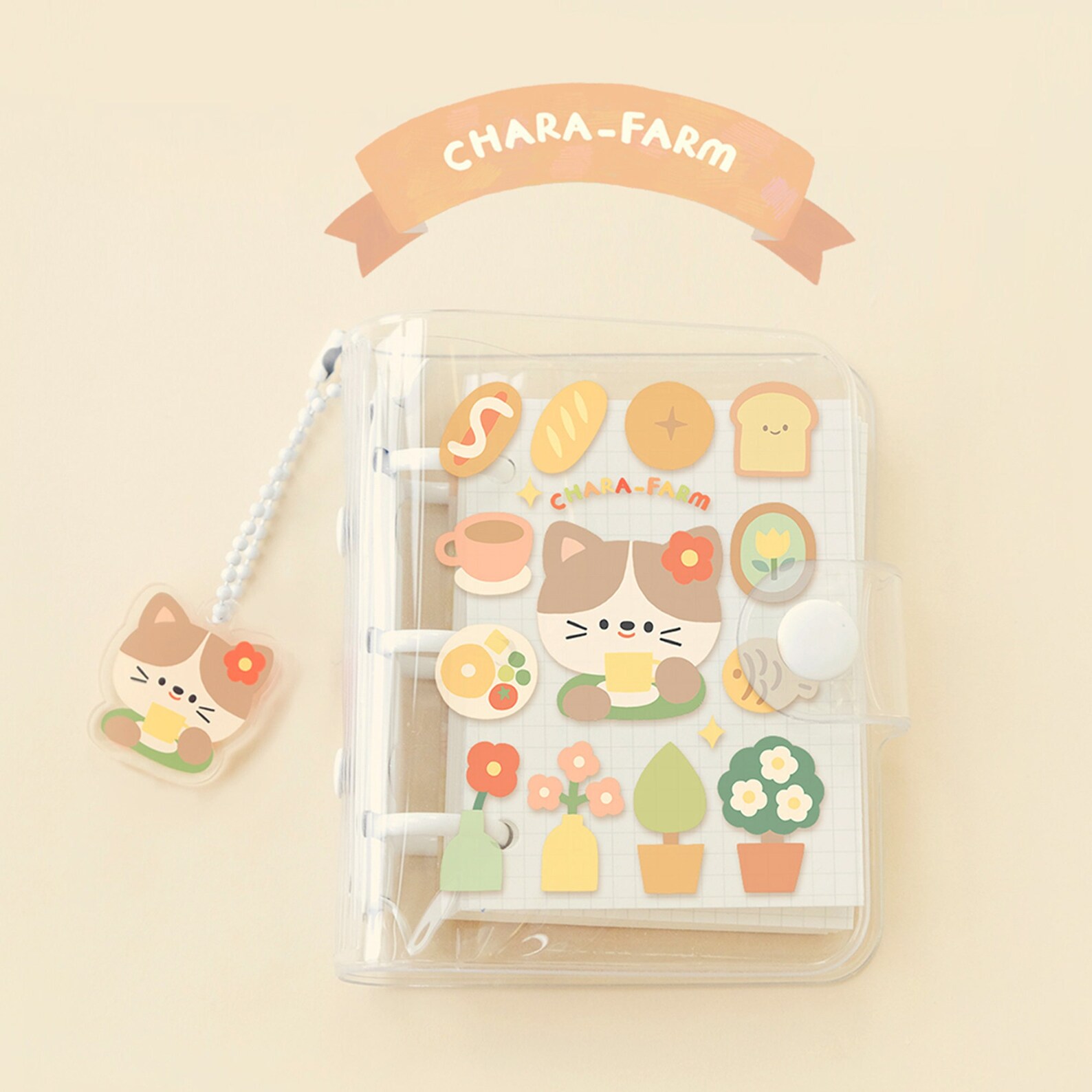 3 Ring Cat Planner Binder Mini Cartoon Binder Empty Binder Etsy Australia