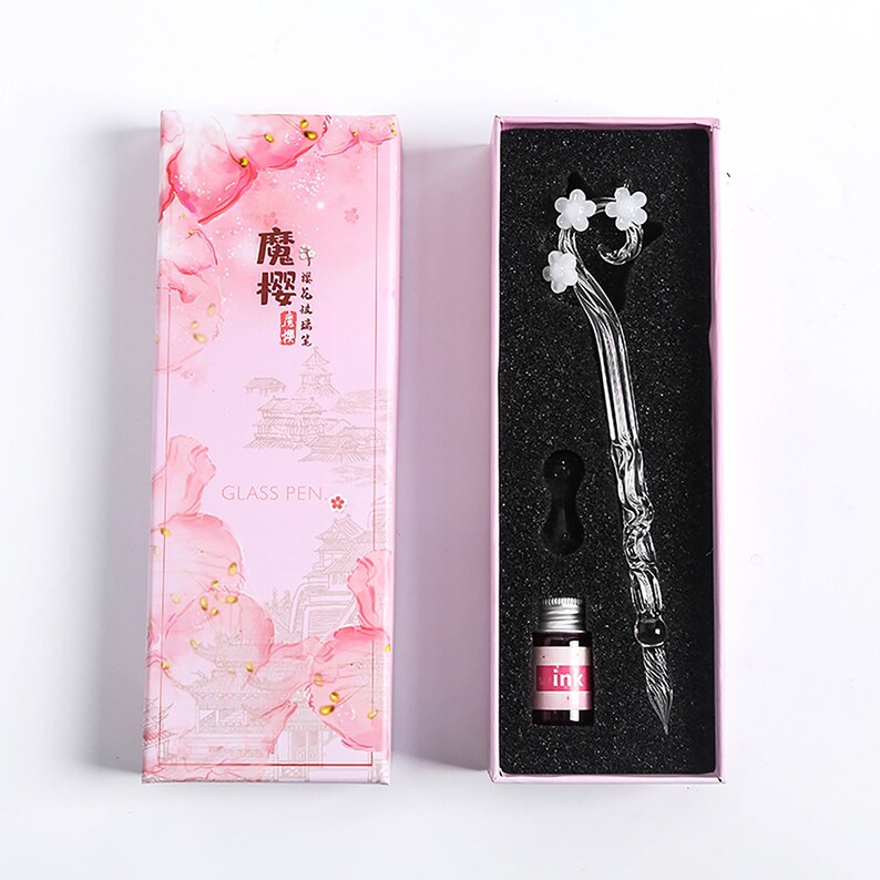 Cherry Blossom Glass Dip Pen Cardcaptor Sakura Truncheon | Etsy