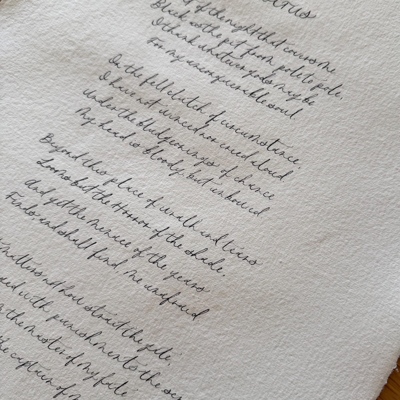 Handwrite Poem Handwritten Poem - Etsy