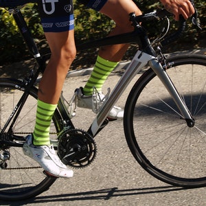 AntiDrag 6.5 inch tall &quot;Yellow & Lime&quot; Summer Sock
