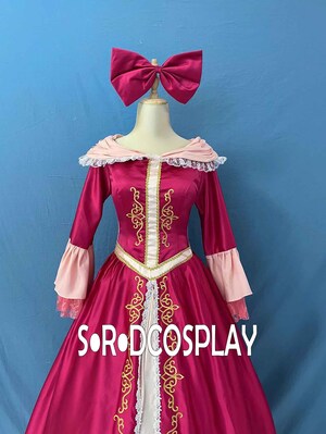 Robe Cosplay Belle (La Belle Et La Bête) - Costume Femme Pour Carnaval, Fête Déguisée (tailles S-XL)