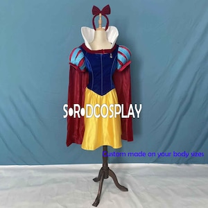 Schneewittchen Kleid Frau Prinzessin Schneewittchen Tanz Kleid Kurze Cosplay Kostüm Mädchen Erwachsene