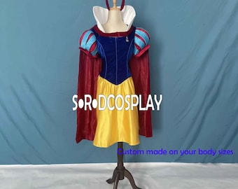 Snow White Dress Woman Princess Snow White Dance Dress Short Cosplay Costume Girls Adult