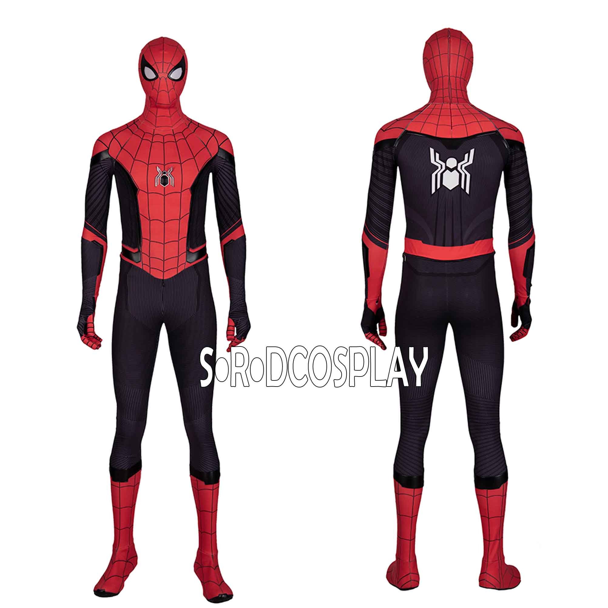 Spiderman Cosplay Costume Outfit Spiderman Homecoming Peter - Etsy