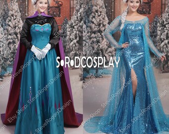 Elsa Dress Adult - Etsy