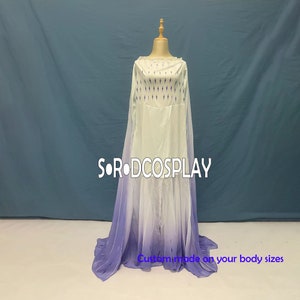 Princess Elsa Dress Frozen 2 Elsa Dress Girls Woman Cosplay Costume Custom Made Size