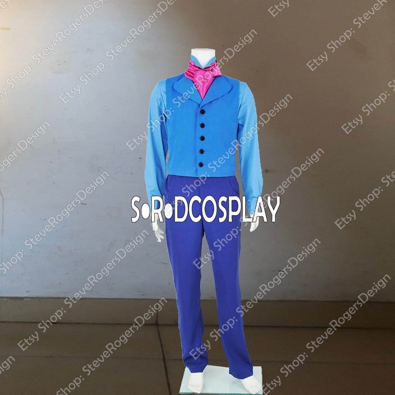 Frozen Prince Kristoff Bjorgman Cosplay Costume Frozen Prince Hans Cosplay Costume Adult Frozen Cosplay Costume Grey Men Custom Made Size