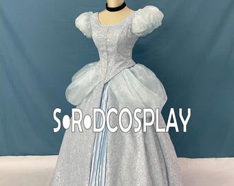 在庫あり シンデレラ プリンセスドレス 高級ハンドメイドコスプレ衣装 5点セット il_340x270.7018121476_3bqx.jpg
