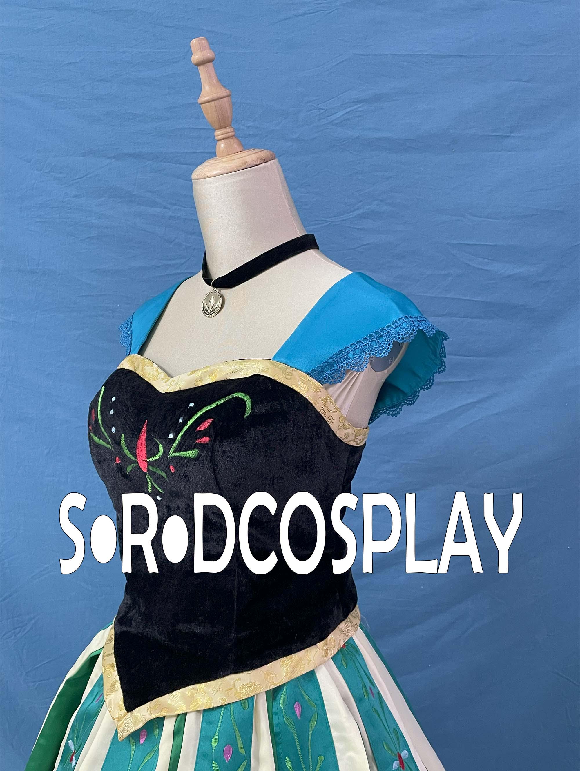 etsy princess anna dress Frozen 2 Anna Coronation Dress, Frozen 2 Princess Anna Girl's Dress, Frozen 2 Girls Costume, Frozen 2 Anna, Handmade Anna Dress