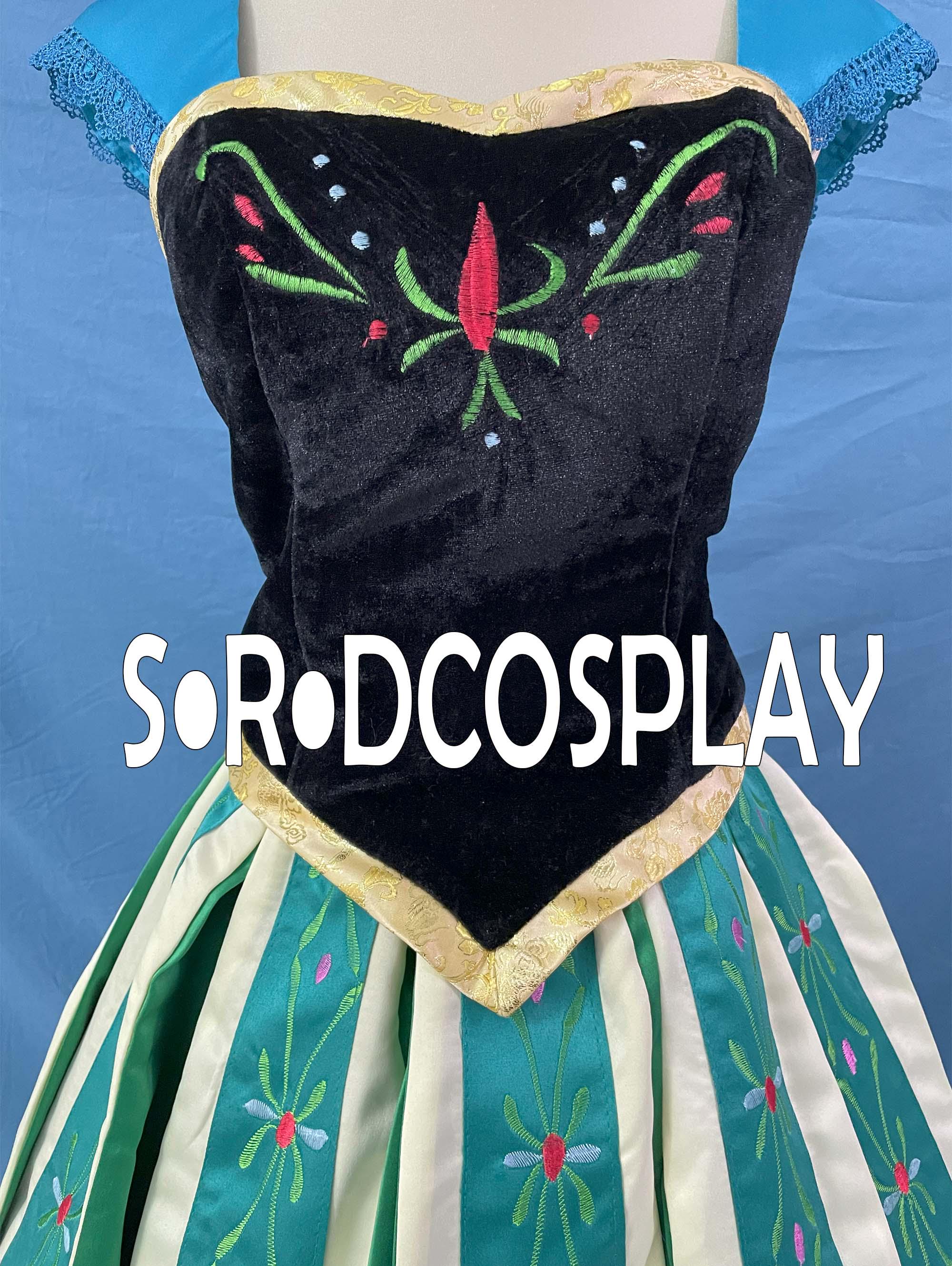 etsy princess anna dress Princess Anna Dress for Toddlers and Girls, Frozen Costume