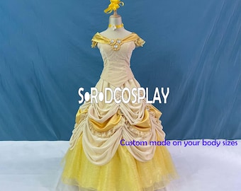 Library Belle Costume Inspired - Green Belle Dress - Beauty and the Beast -  Etsy
