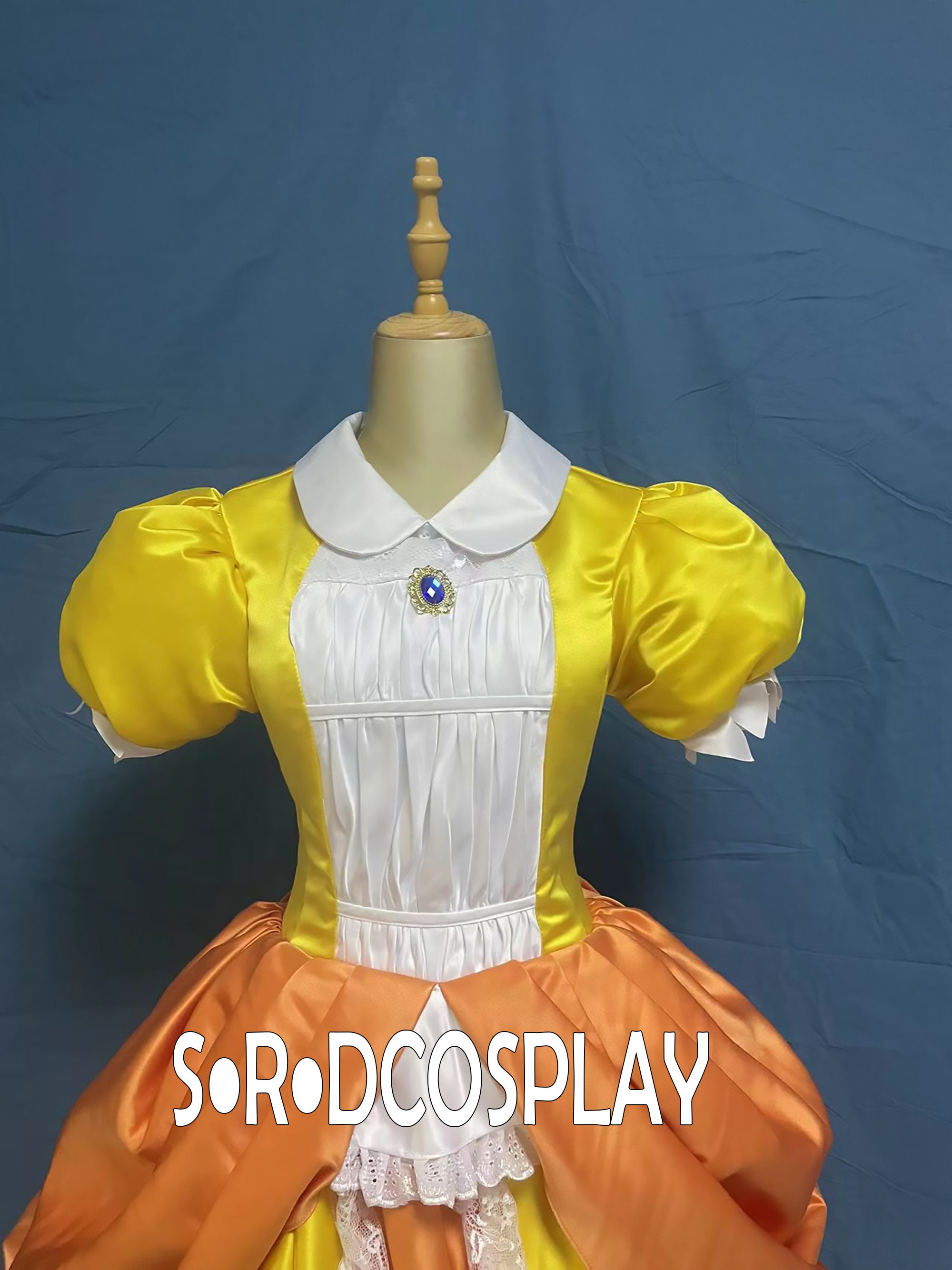 Daisy Yellow Dress Mario Daisy Cosplay Costume Custom Made Size - Etsy