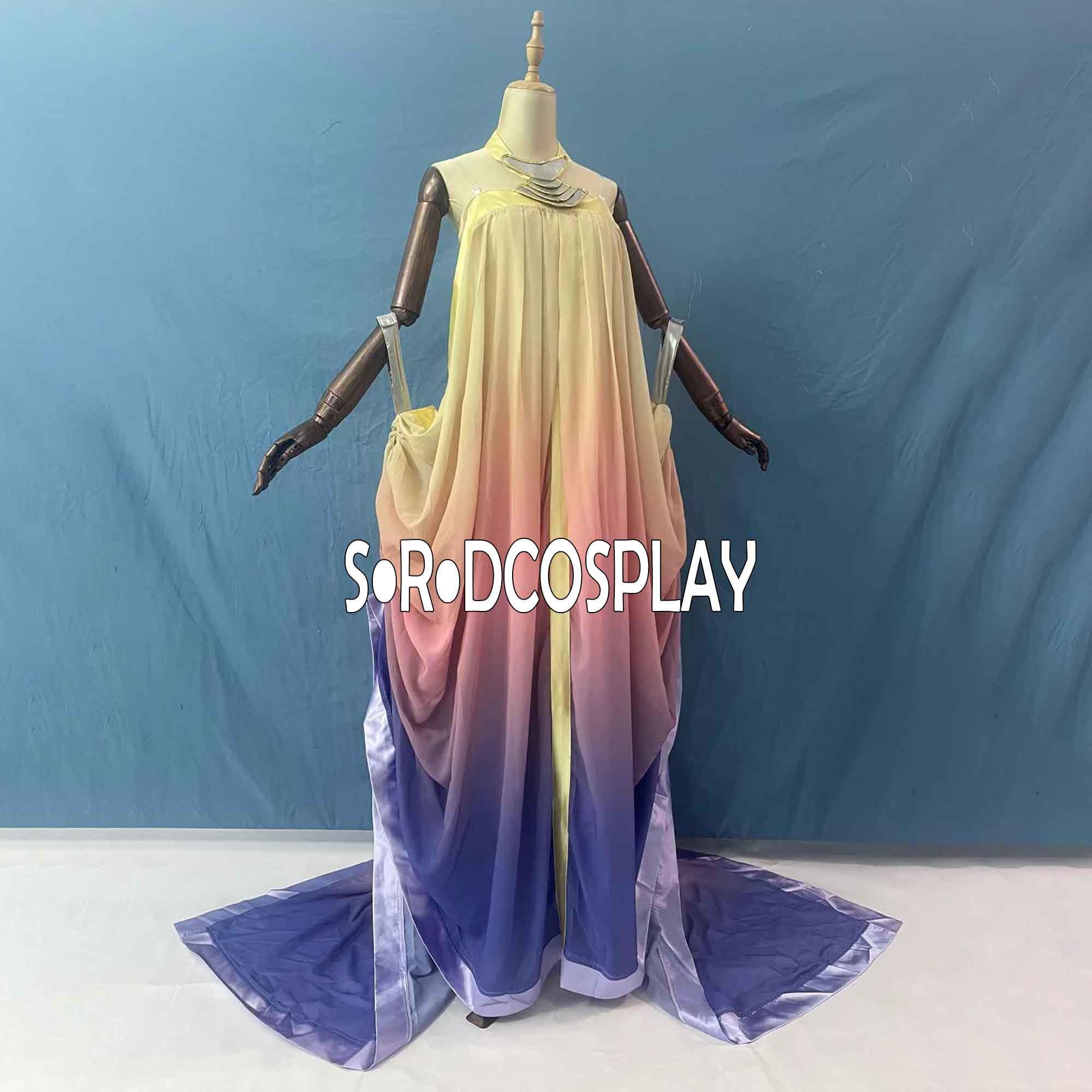 Star Wars Cosplay Costume Star Wars Padme Amidala Pink Yellow Cosplay  Costume Adult Princess Dress Women Girls - Etsy
