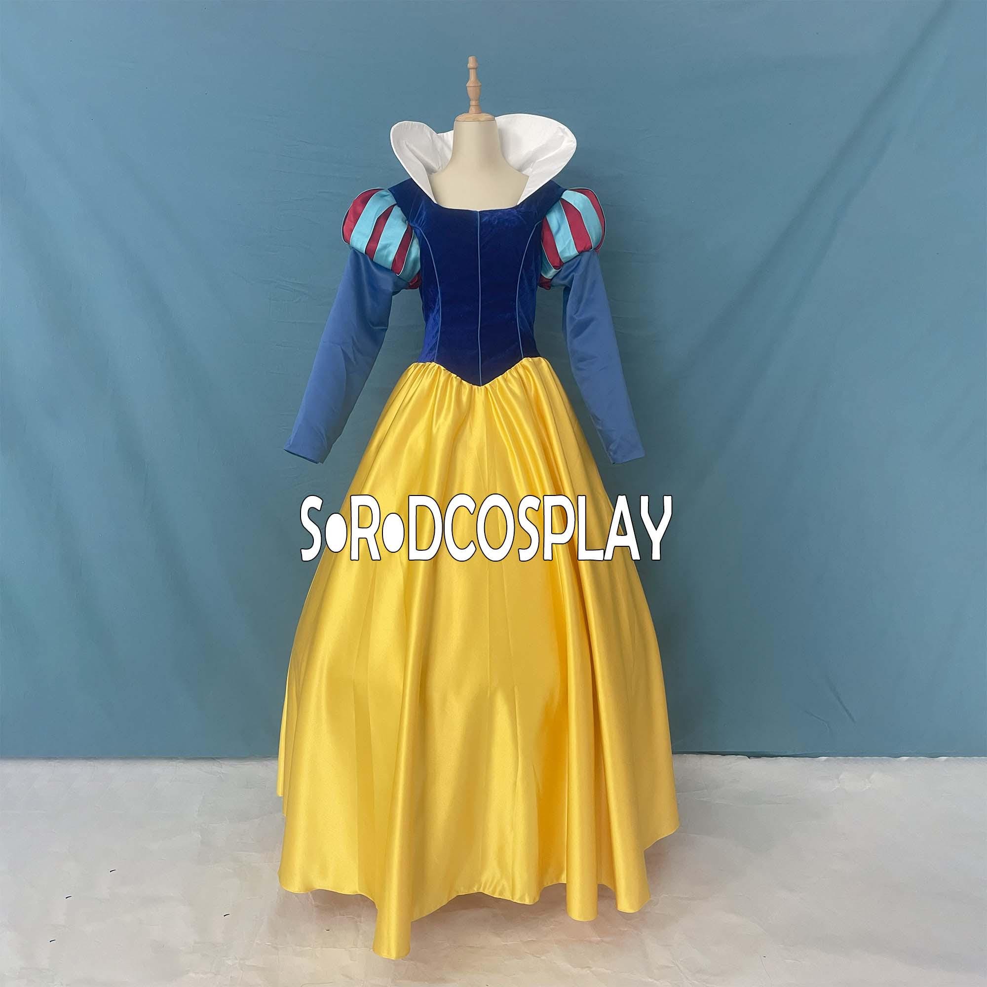 白雪姫ドレス マント 長袖 白雪姫 プリンセス コスプレ衣装 女性