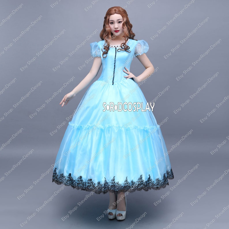Alice in the Wonderland White Queen Cosplay Costume Alice in Etsy