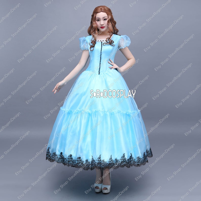 Alice in the Wonderland White Queen Cosplay Costume Alice in - Etsy