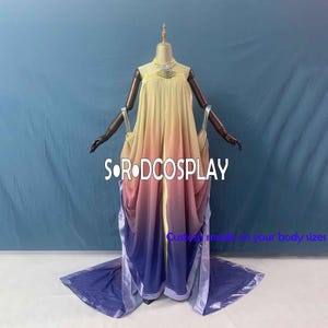 Star Wars Cosplay Kostuum Star Wars Padme Amidala Roze Geel Cosplay Kostuum Volwassen Prinses Jurk Vrouwen Meisjes