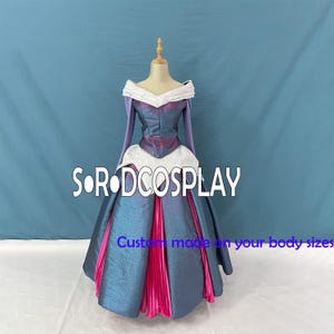 Vestito da principessa Aurora, da donna, la bella addormentata, vestito da Aurora, costume da cosplay per adulti, versione di lusso, vestito di Halloween