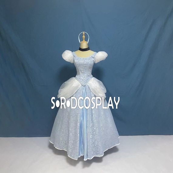 Cinderella Princess Dress Cosplay Costume Adult Cinderella Queen Princess  Dress,cinderella Cosplay Costume Custom Made Size - Etsy Israel