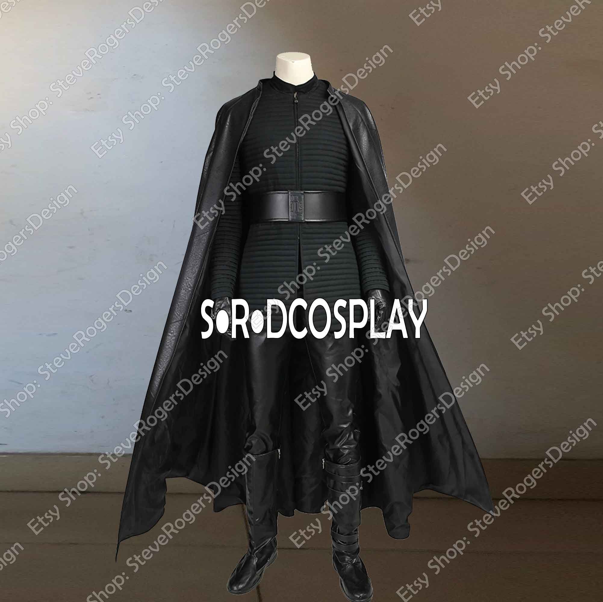 Kylo Ren Costume Waxed Trousers Made To Order Star Wars Clothing Gender-Neutral Adult Clothing Costumes Cosplay 