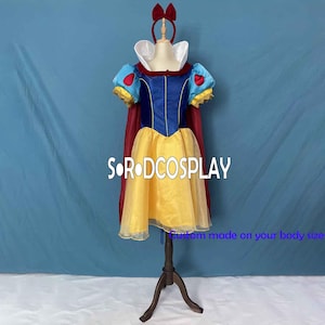 Prinzessin Schneewittchen Kleid Schneewittchen Tanz Kleid Kurze Cosplay Kostüm Mädchen Erwachsene