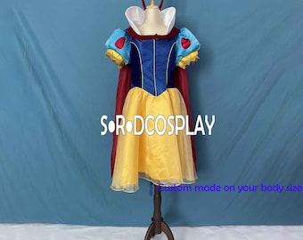 Princess Snow White Dress Snow White Dance Dress Short Cosplay Costume Girls Adult