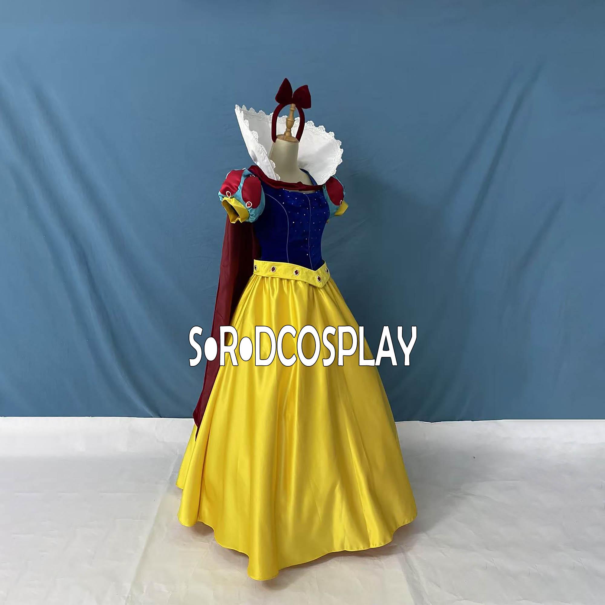 白雪姫ドレス マント 白雪姫プリンセスドレス コスプレ衣装 女性