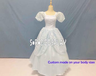Princess Cinderella Dress Cinderella Dress Woman Cosplay Costume Custom Made Size