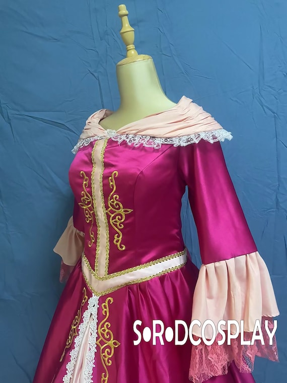 ベル ワインレッドドレス プリンセスベルドレス VS ケープ コスプレ