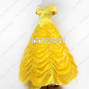 Beauty and the Beast Cosplay Costume Adult Belle Princess - Etsy