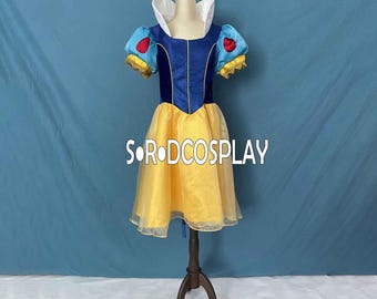 Principessa Biancaneve Vestito Biancaneve Corto Costume Di