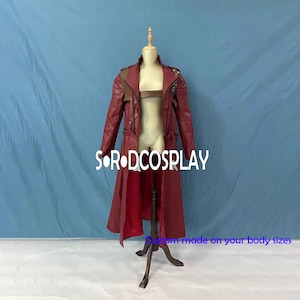 Devil May Cry Outfit DMC Dante Coat Men Cosplay Costume Custom