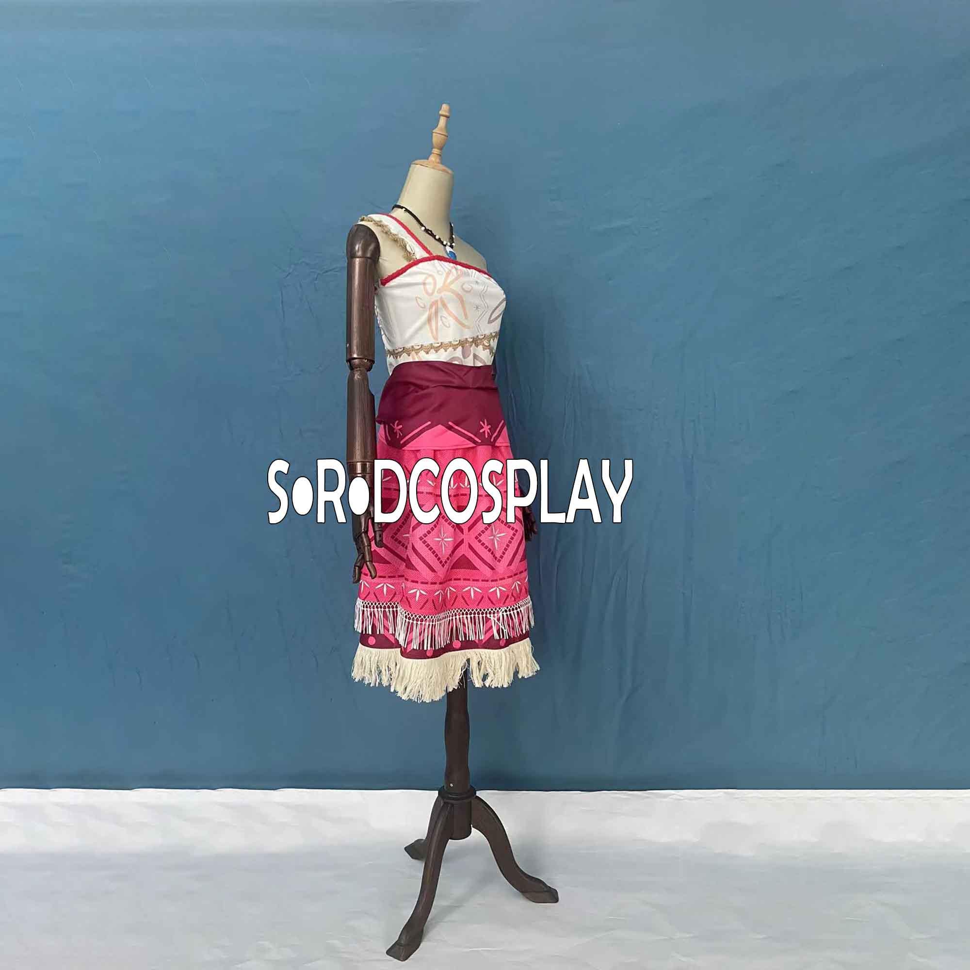 Moana Costume Costume Di Carnevale Vaiana Vestito Oceania Bambina