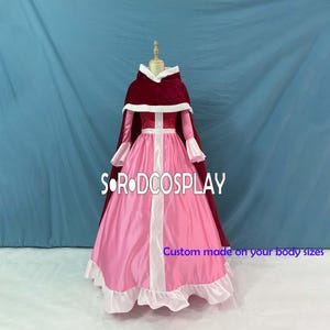 Belle Princess Dress Beauty and The Beast Belle Dress Cloak Cosplay Costume Woman Girls Adult Halloween Dress