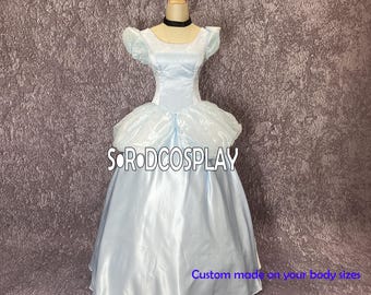 Princess Cinderella Dress Woman Cinderella Cosplay Costume Halloween Dress