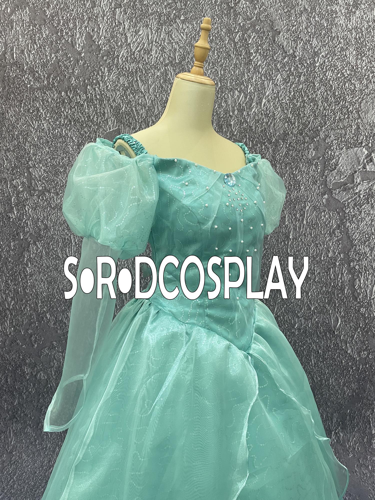 プリンセスアリエルドレス グリーン リトルマーメイド アリエル衣装