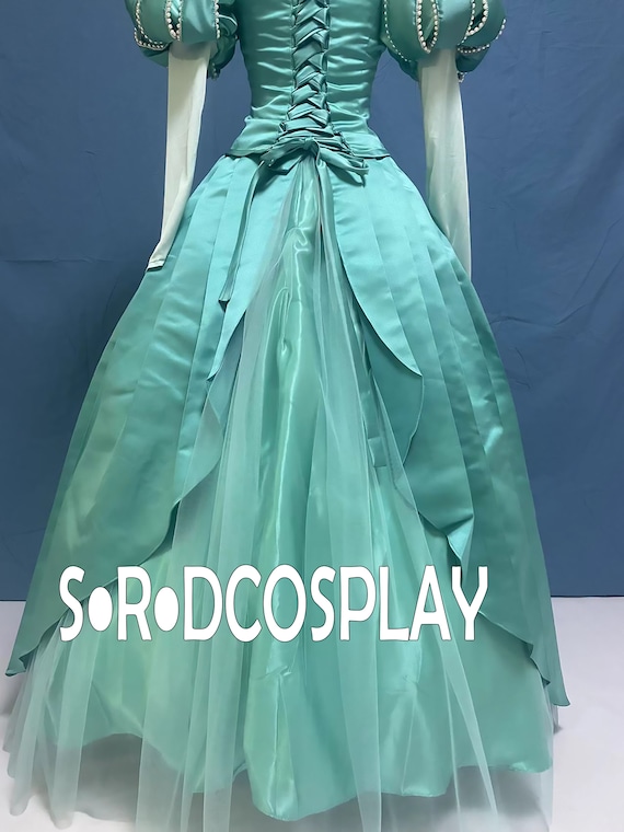 ★THREETIMES★ARIEL DRESS Disney Baby Girl Little Mermaid Ariel Cosplay Dress, Sizes 0