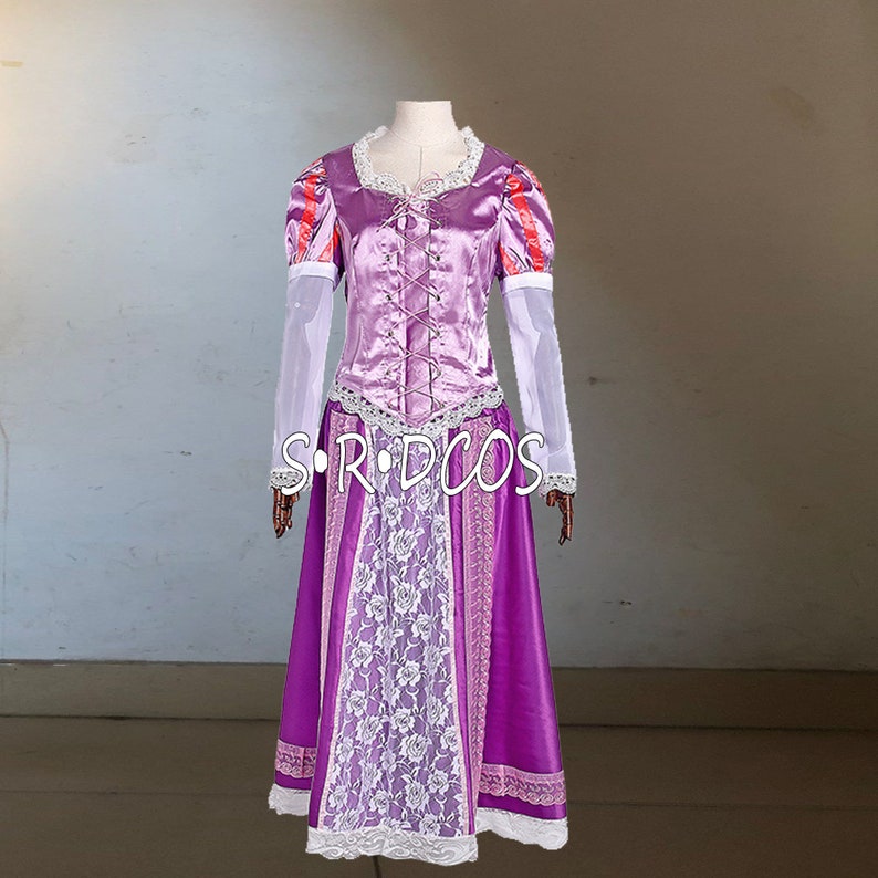 Tangled Rapunzel Princess Dress Tangled Cosplay Costume