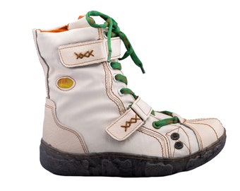 Women's boots | TMA 7087 | comfortable boots for women | Winter | fed | Genuine leather | white | Sizes 36 - 42