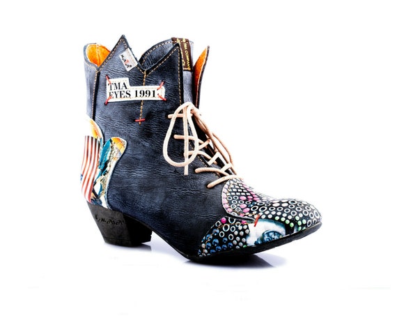 Details zu Damen Stiefeletten echt Leder Stiefel Muster variieren Schuhe TMA 7707 Boots Details zu Damen Stiefeletten echt Leder Stiefel Muster variieren Schuhe TMA 7707 Boots