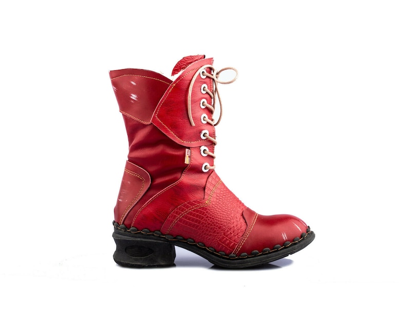 TMA 5766 Komfortable Damen Winter Stiefel gefüttert rot alle Gr. 36 42 TMA 5766 Komfortable Damen Winter Stiefel gefüttert rot alle Gr. 36 42