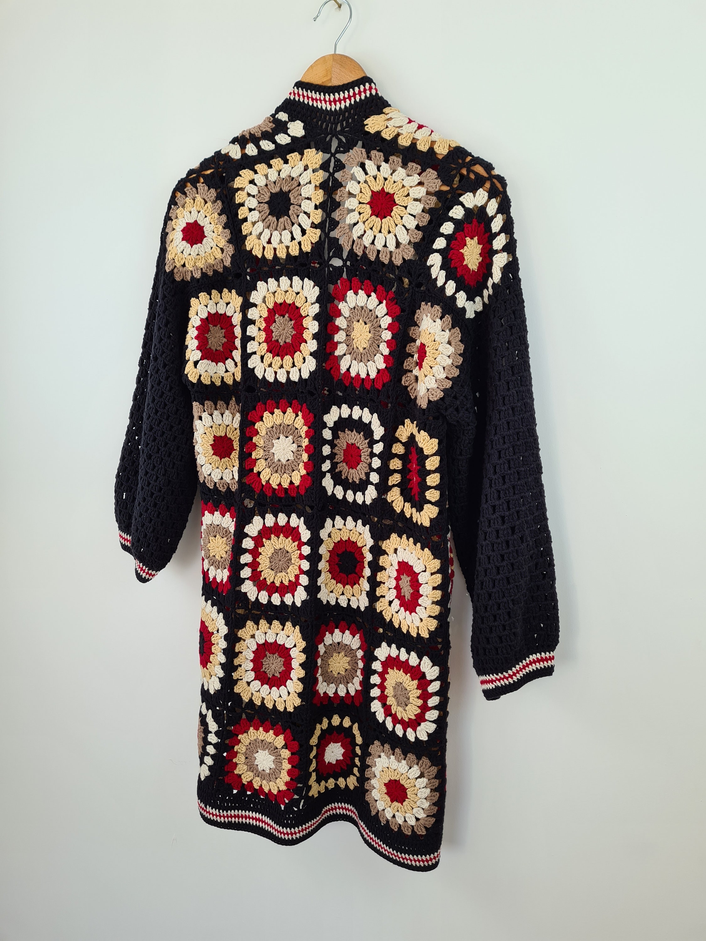 Granny Square Cardigan Crochet Jacket Women Jacket Afghan - Etsy