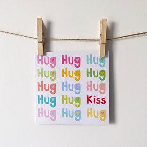 Carte de voeux Hugs & Kisses