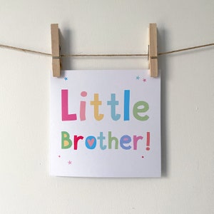 Kleiner Bruder neues Baby Grußkarte