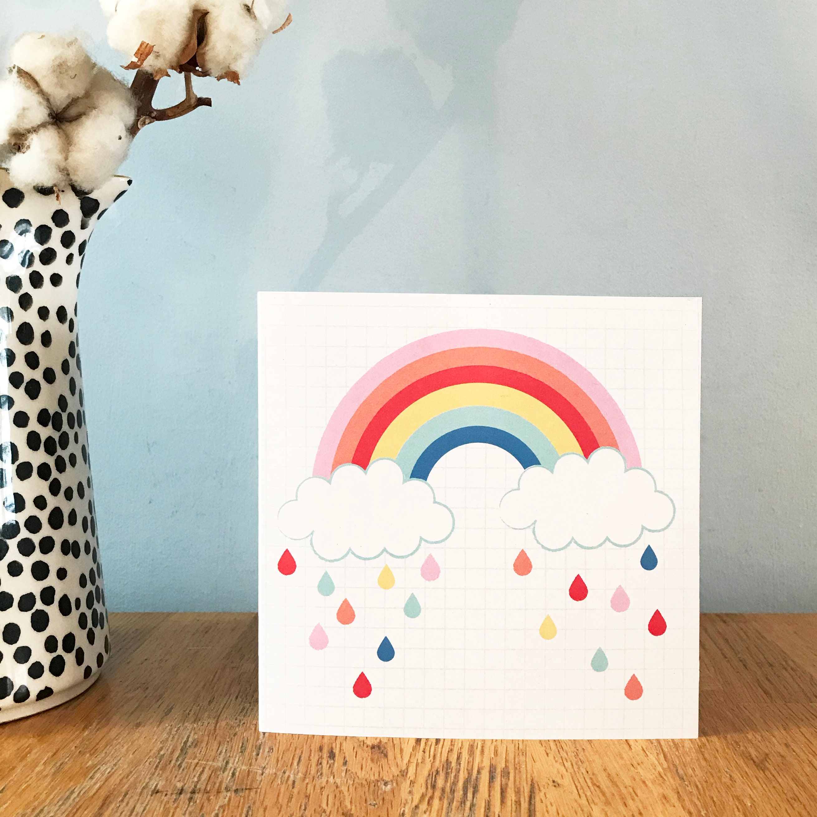 Rainbow Greetings Card - Etsy