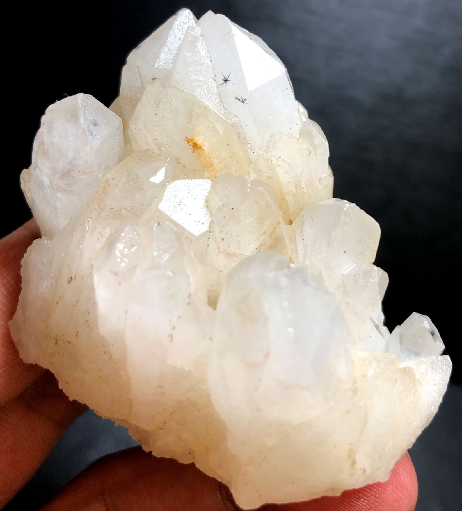 112g RARE Natural Hollandite Star Quartz CRYSTAL Point Etsy