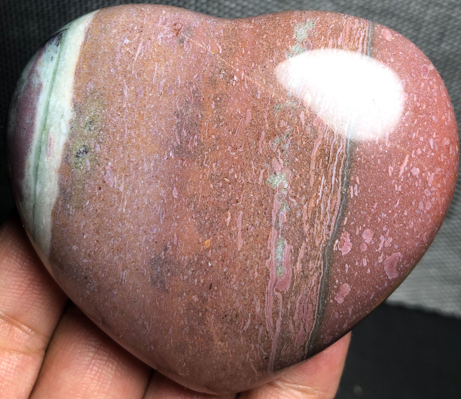 172g Wow NATURAL Sea Jasper Crystal Ocean Jasper Quartz Geode Etsy