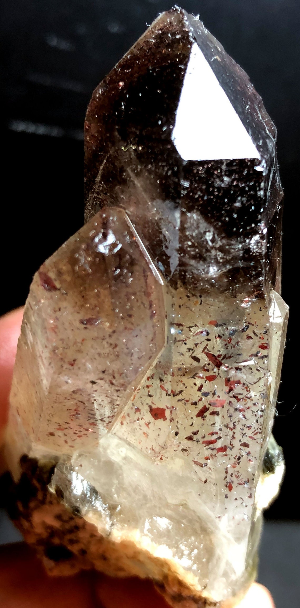 131g 1PC Fire Quartz Lepidocrocite Ignite your Passion Etsy