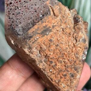 96g 1PC  Fire Quartz Lepidocrocite Ignite your Passion Purpose Play Polished  /Point Healing Crystal Tower U354