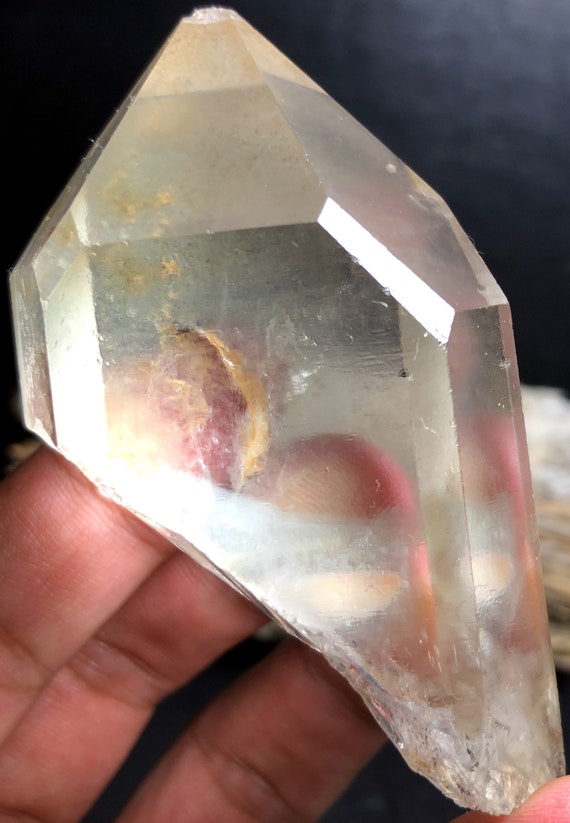 111g レムリアンシードクォーツ クリスタルポイント：ヒーリング